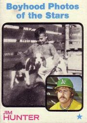 1973 Topps Baseball Cards      344     Jim Hunter KP